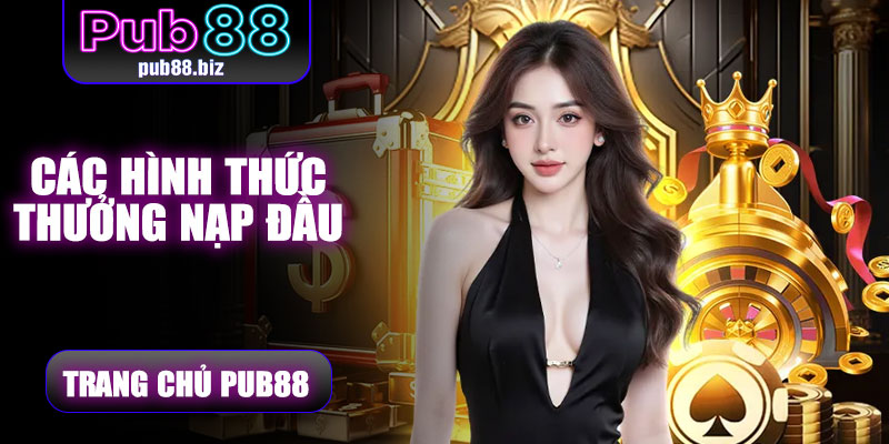 Các hình thức thưởng nạp đầu Pub88